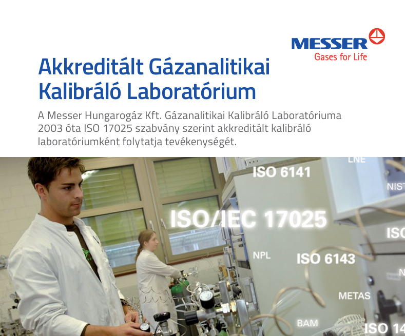 Akkreditált Gázanalitikai Kalibráló Laboratórium kép